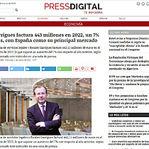 Garrigues factura 443 millones en 2022, un 7% ms, con Espaa como su principal mercado